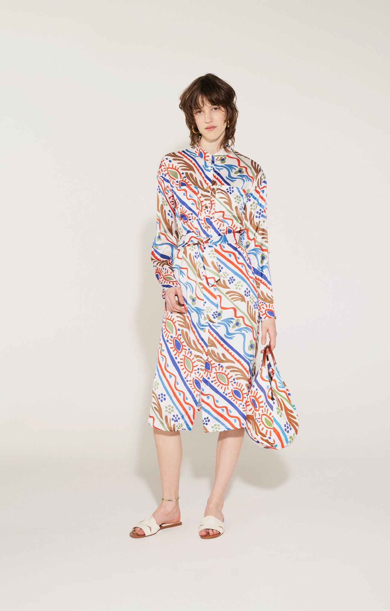 BAJUSZ shirt dress 'Folkdoodle'