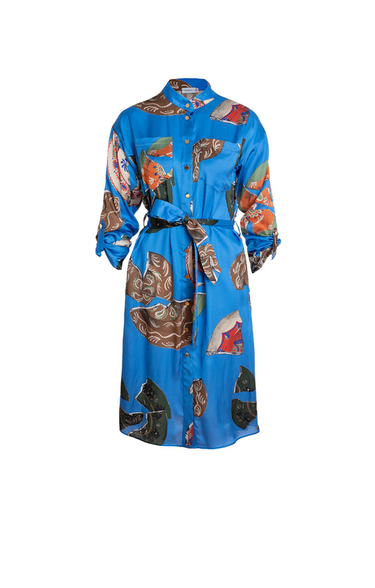 BAJUSZ shirt dress 'Plates'