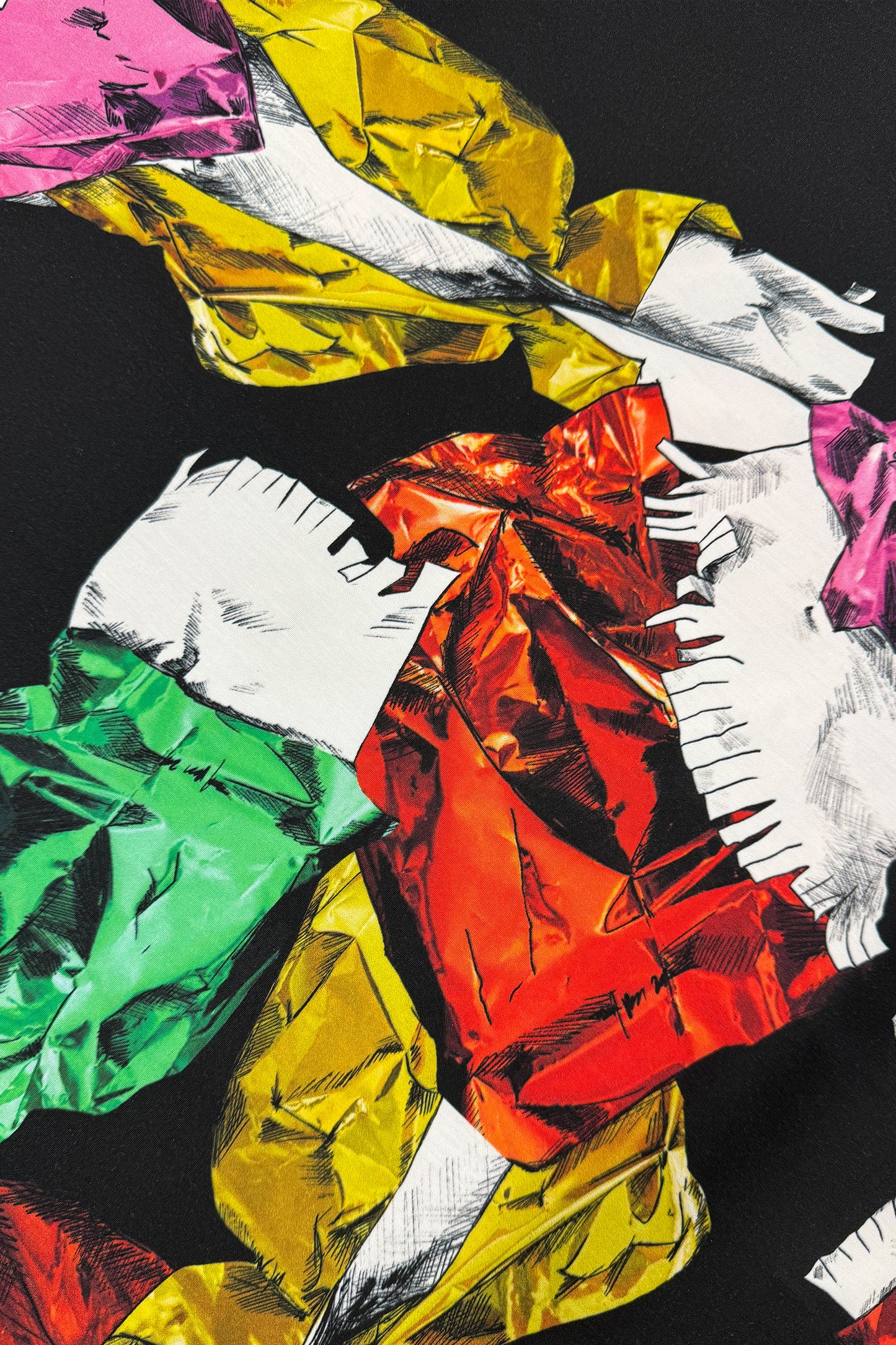 SPAJZ puffer jacket 'Holiday Candy'