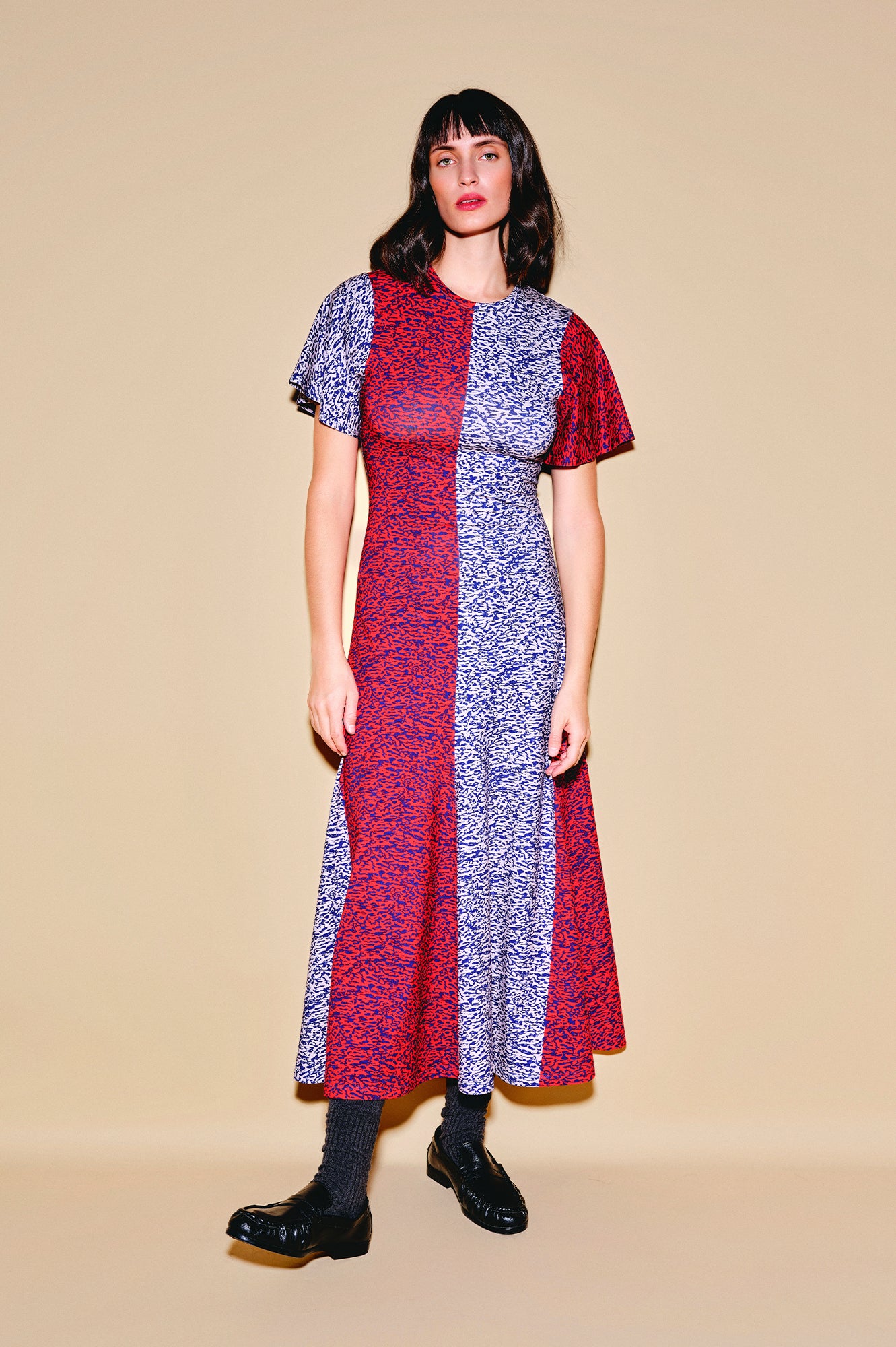 BETYAR midi jersey dress 'Enamel Pink'