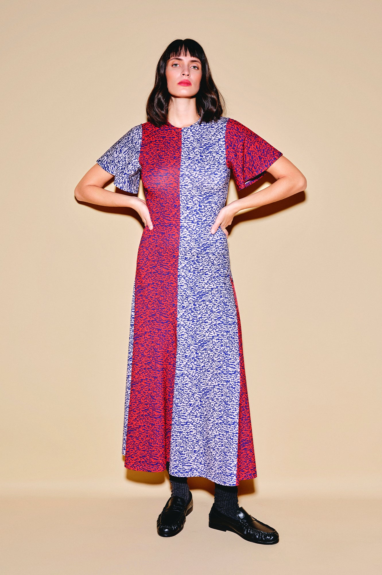 BETYAR midi jersey dress 'Enamel Pink'