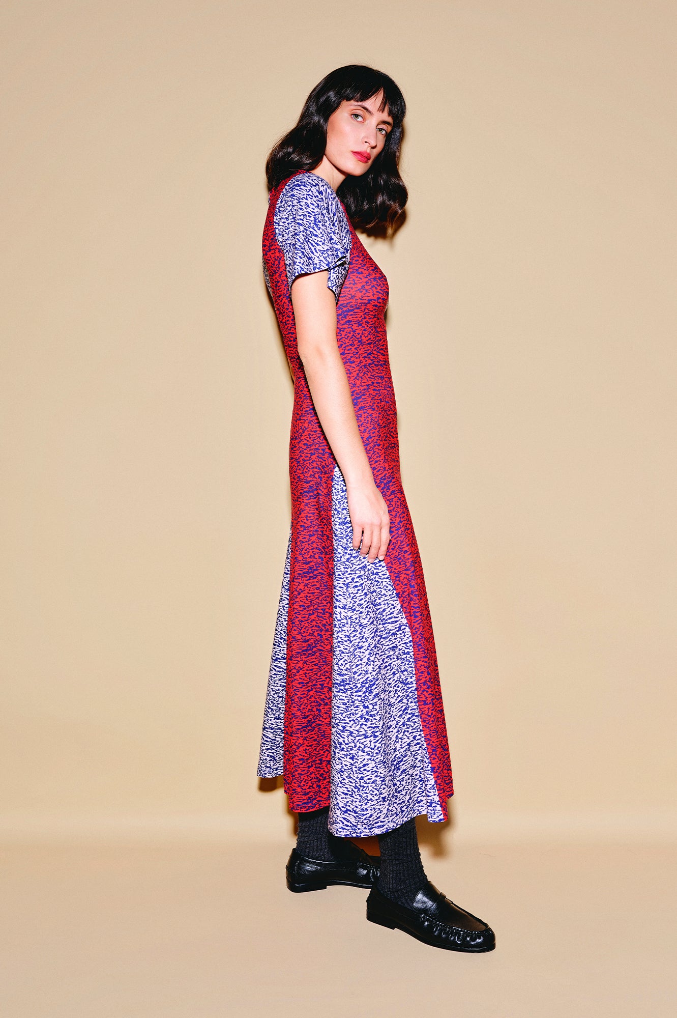 BETYAR midi jersey dress 'Enamel Pink'