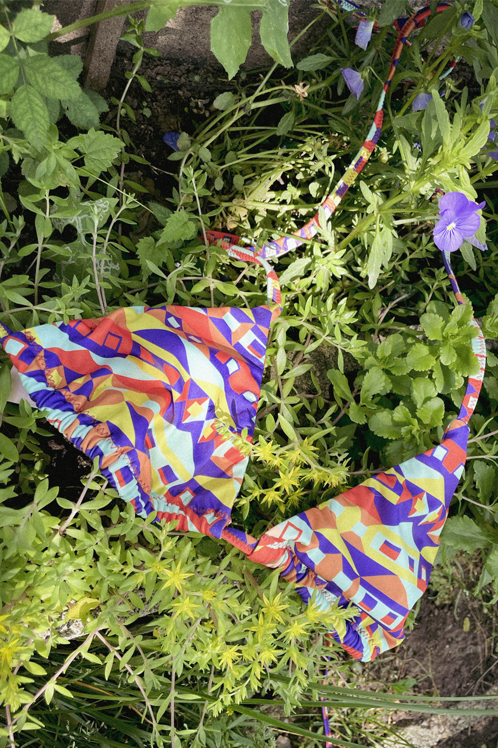 CATERPILLAR triangle bikini 'Houses'
