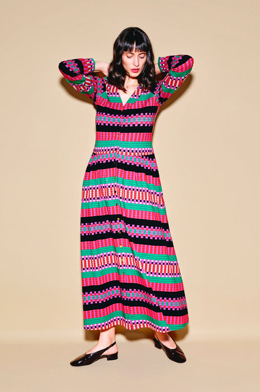 DESZKA jersey cardigan dress 'Demijohn'