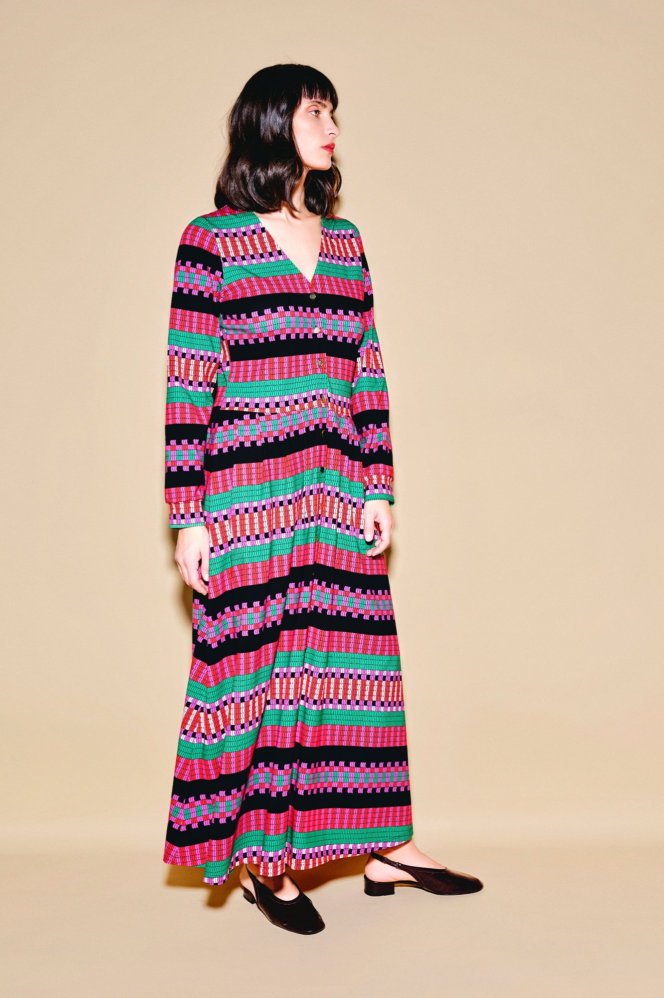 DESZKA jersey cardigan dress 'Demijohn'