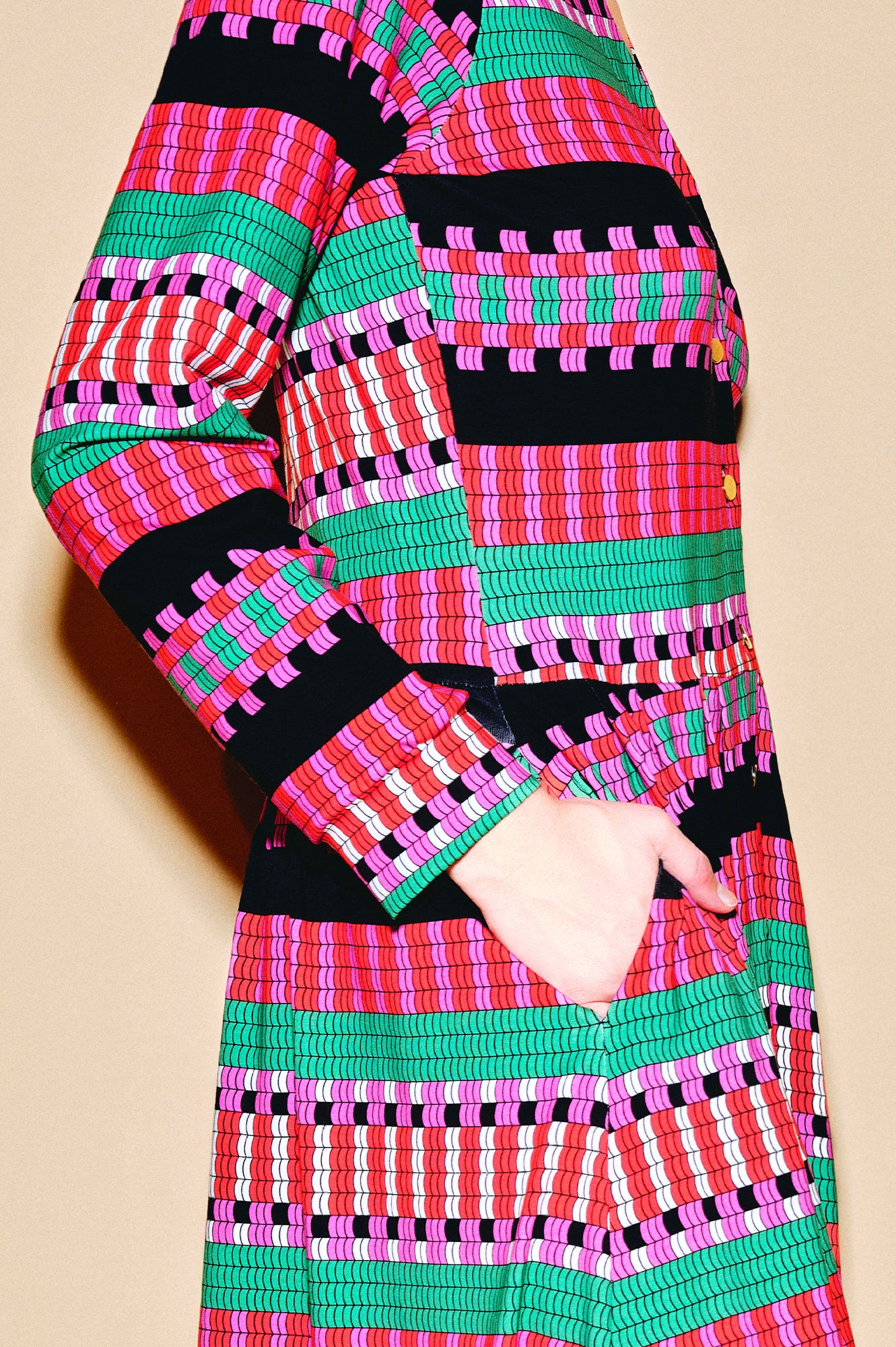 DESZKA jersey cardigan dress 'Demijohn'