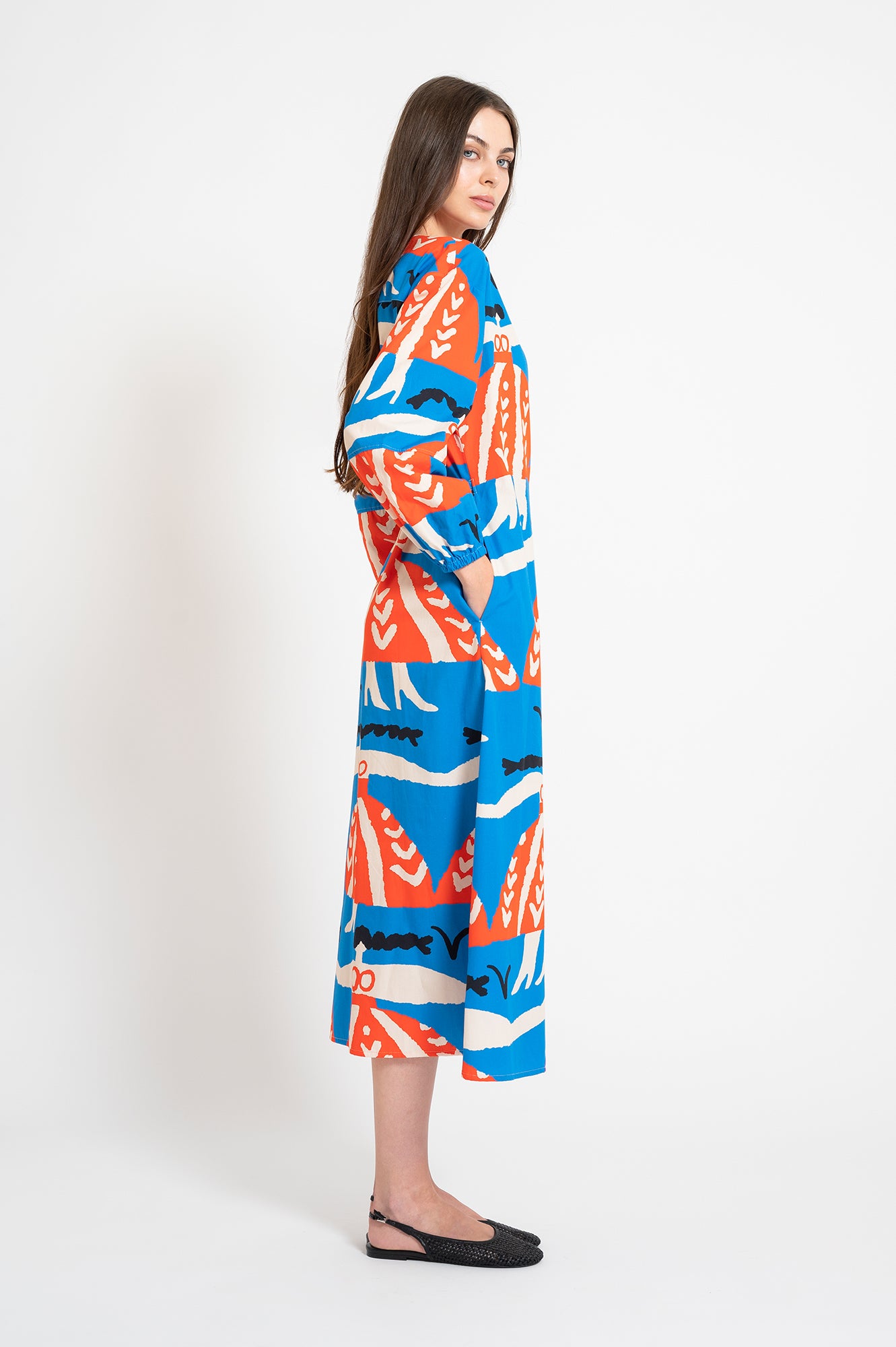 PASZULY wrap shirt dress 'Maiden'