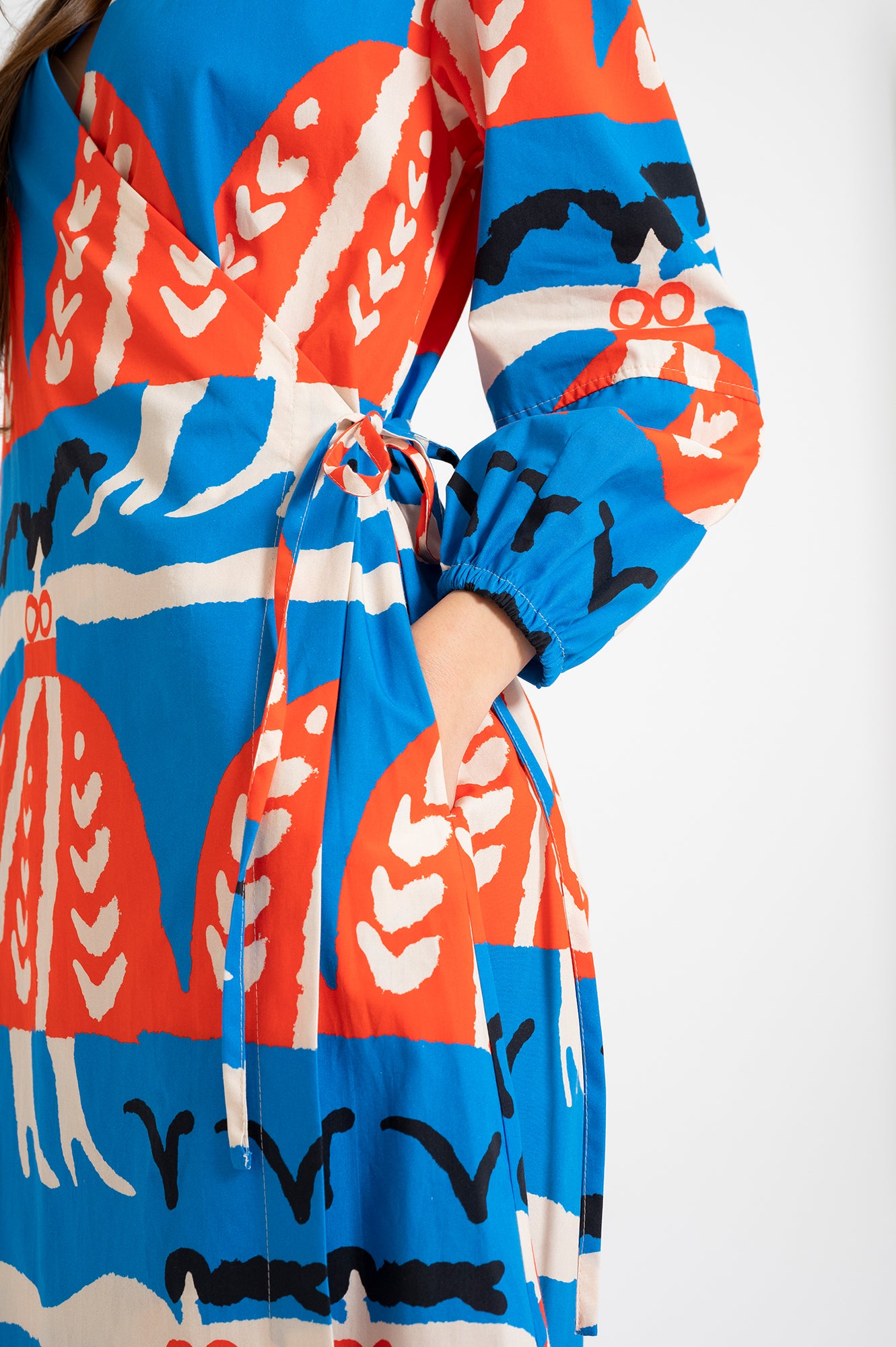 PASZULY wrap shirt dress 'Maiden'