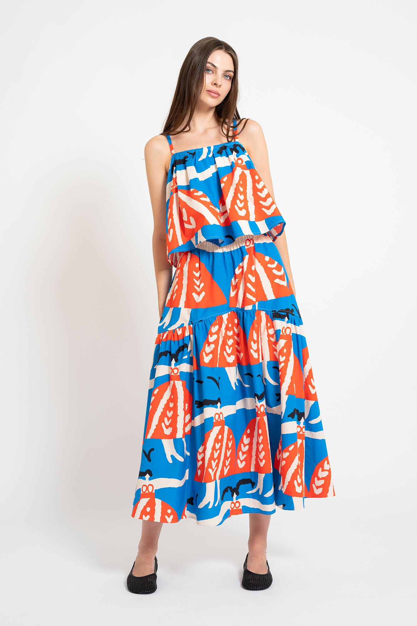 KACOR ruffled maxi skirt 'Maiden'