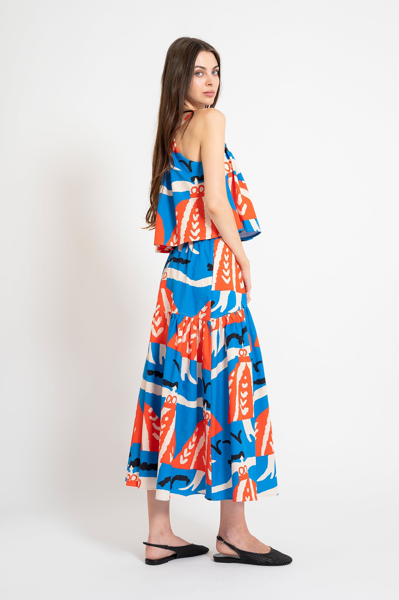 KACOR ruffled maxi skirt 'Maiden'