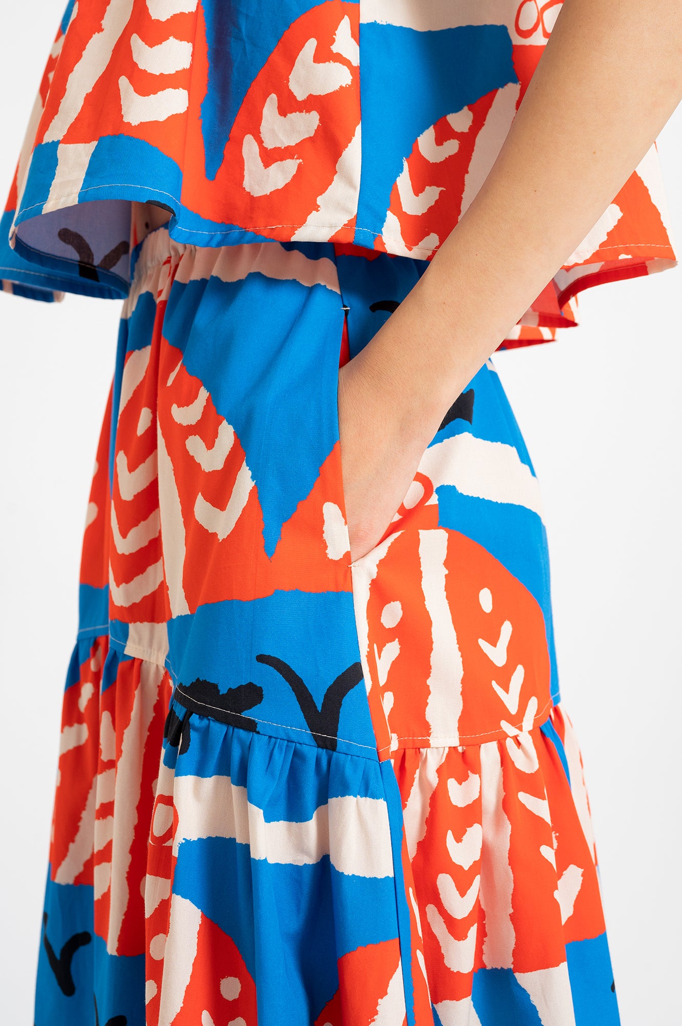 KACOR ruffled maxi skirt 'Maiden'