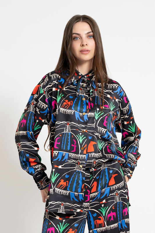 MORPHINI oversized shirt 'Bride'