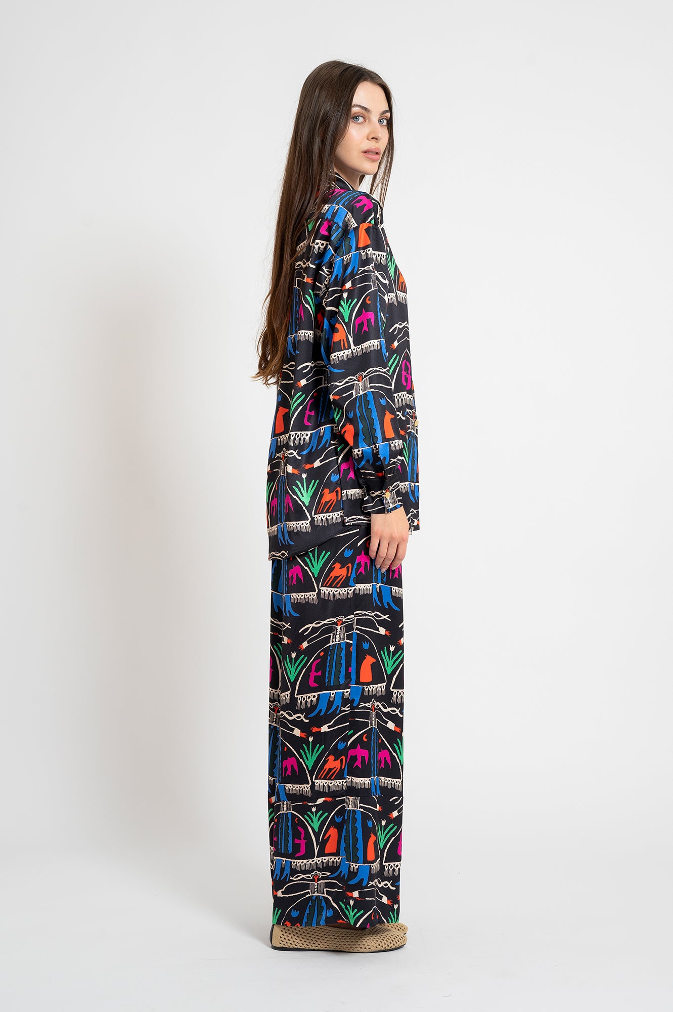 PRADOLLANO drawstring trousers 'Bride'