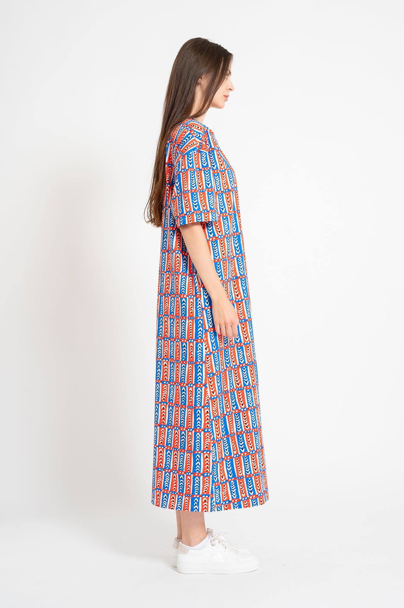TALTOS t-shirt dress 'Folk Stitch'