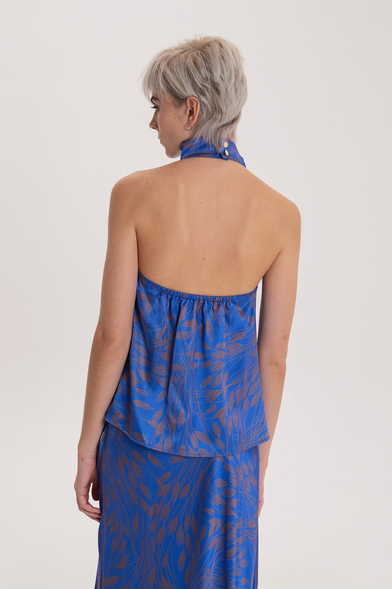 RISKA open back top 'Wheat'