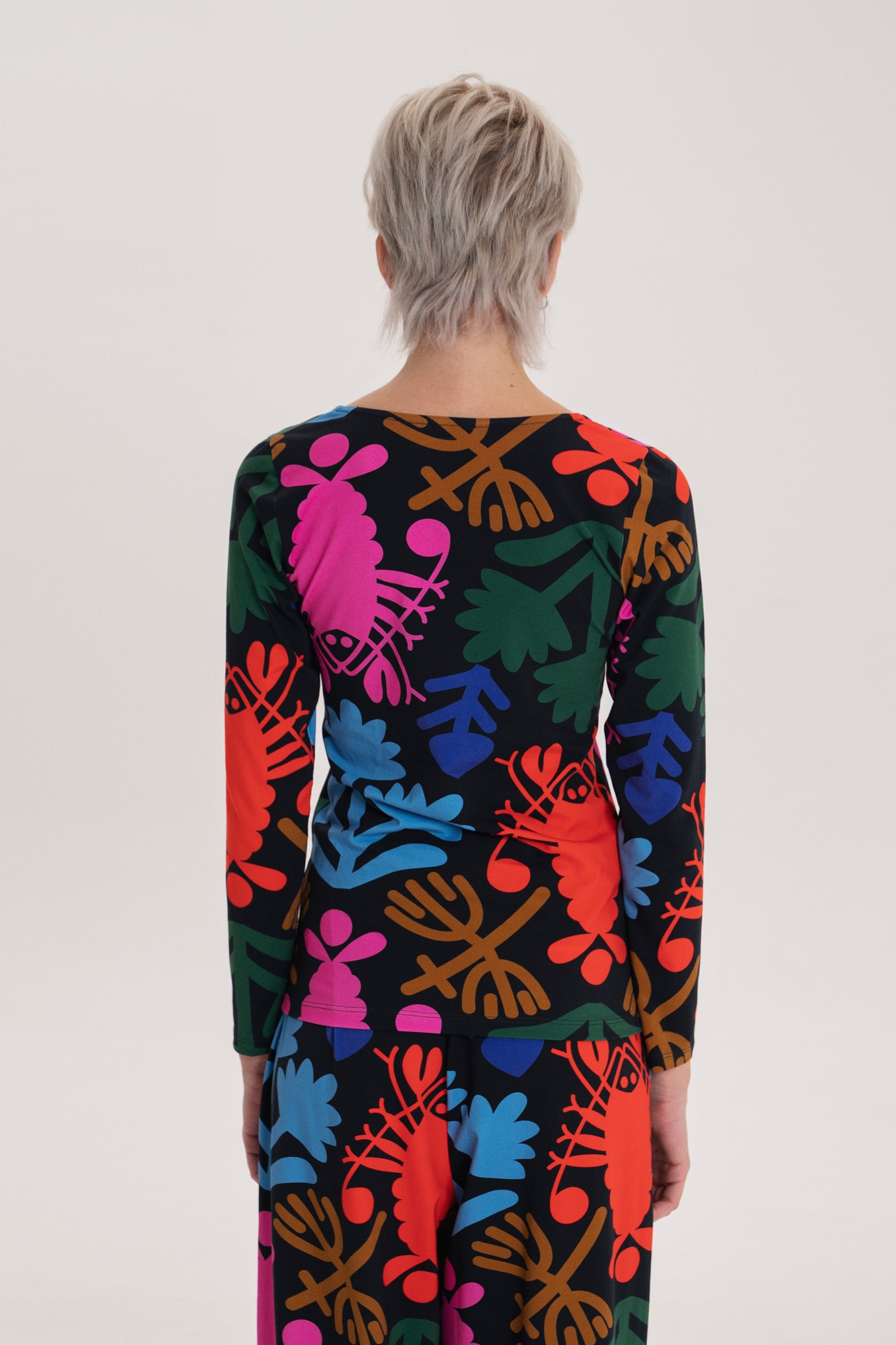 MIHOK long sleeve top 'Lobster'