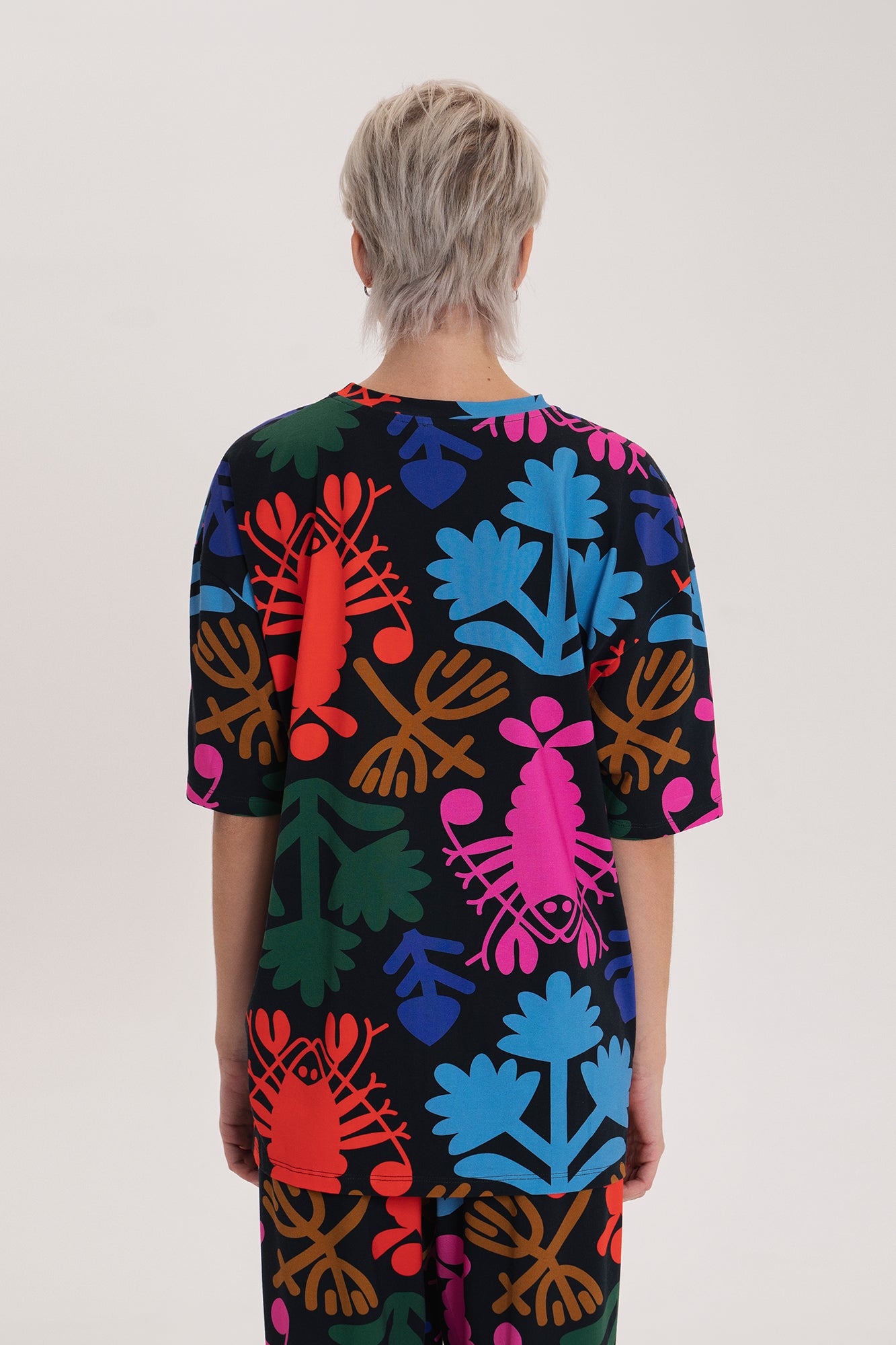 VIZITKE oversized t-shirt 'Lobster'