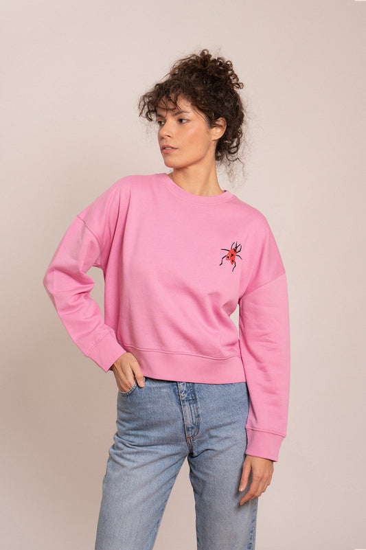 'FIREBUG' sweatshirt pink