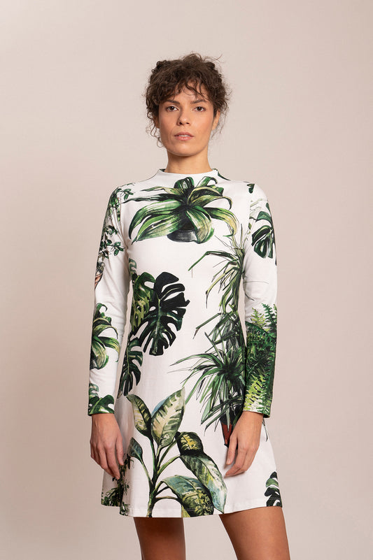 BOKOD mock neck dress 'Plants'