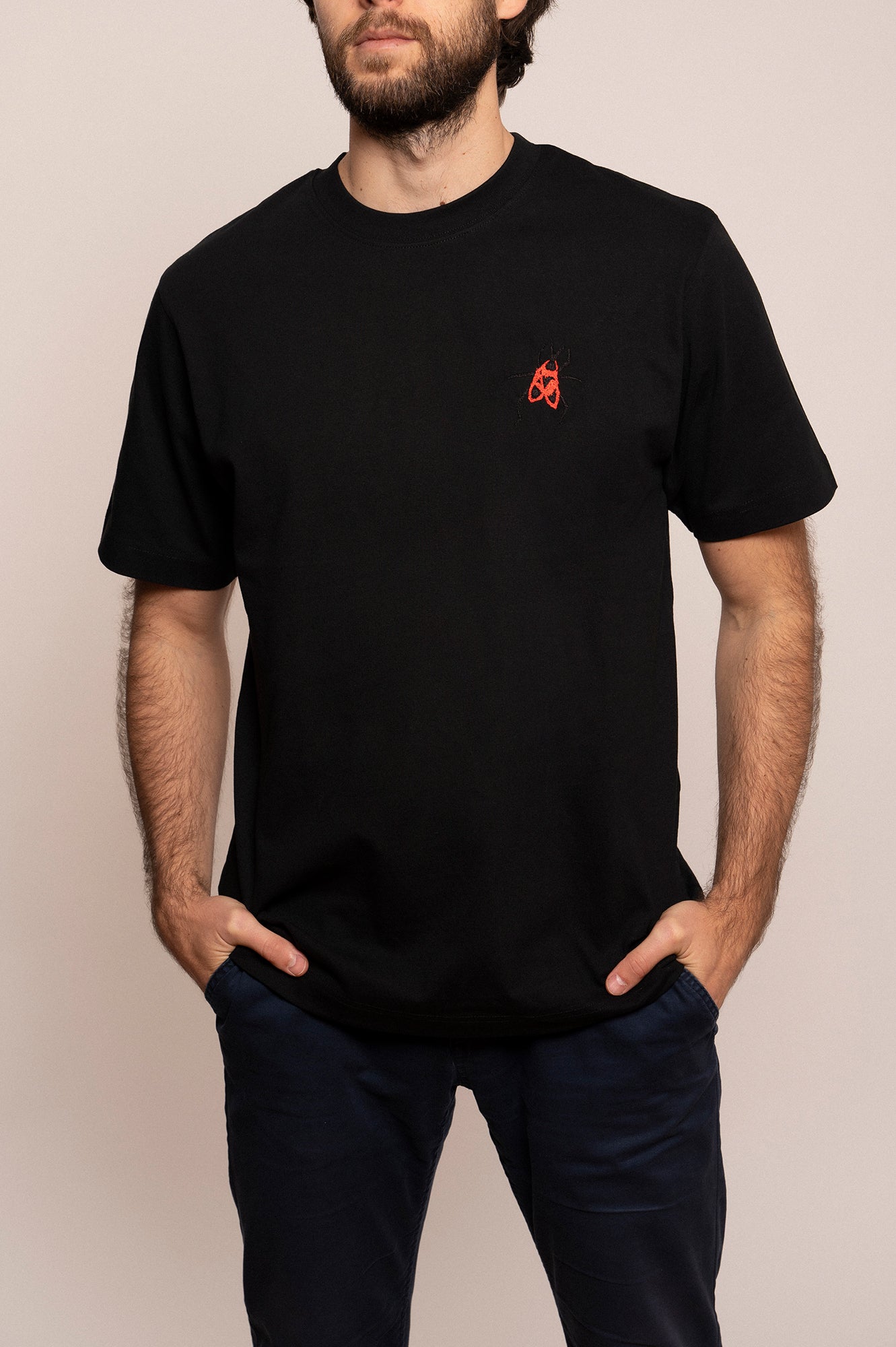 'FIREBUG' men's T-shirt black