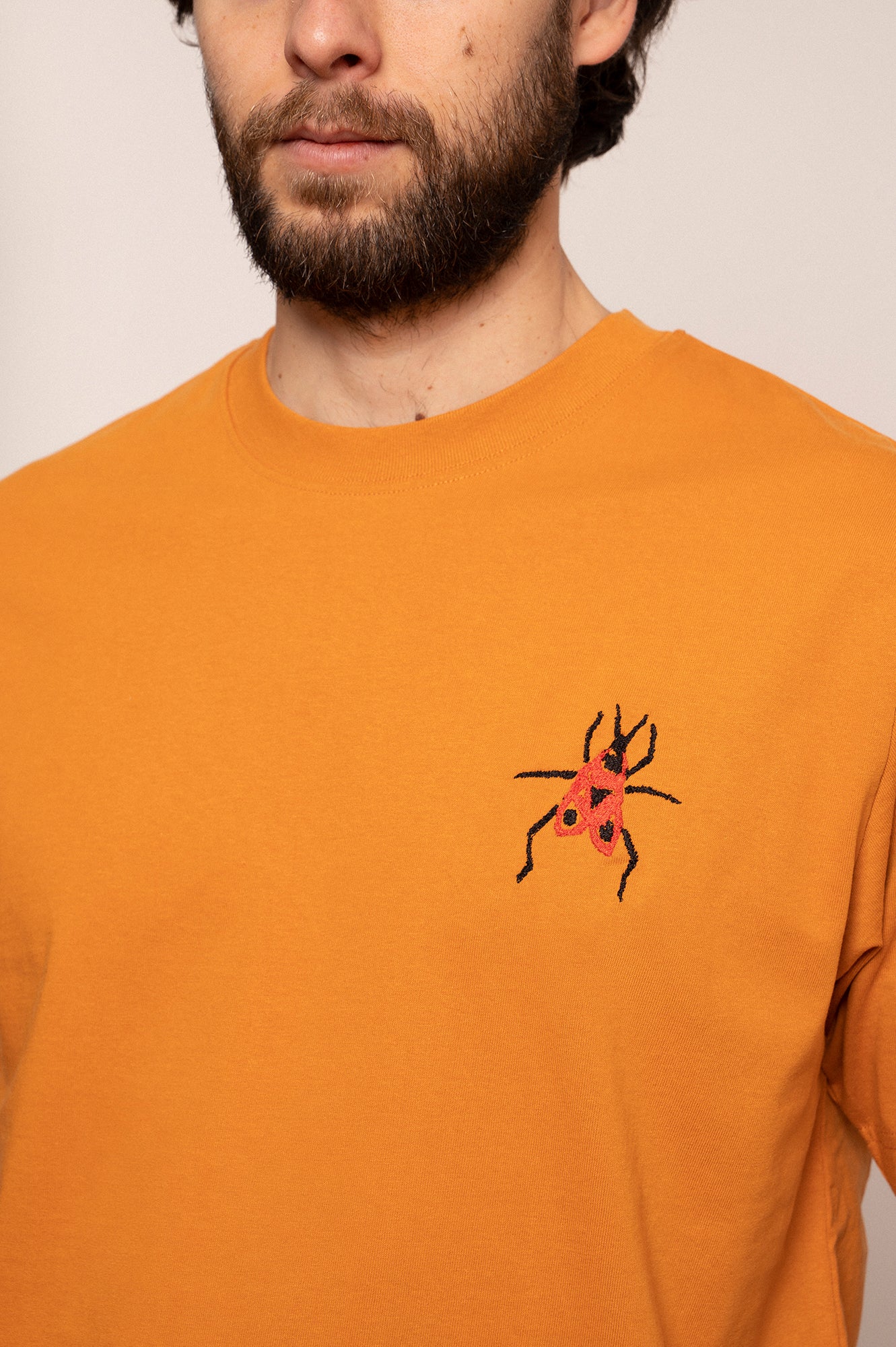 'FIREBUG' men's T-shirt mustard