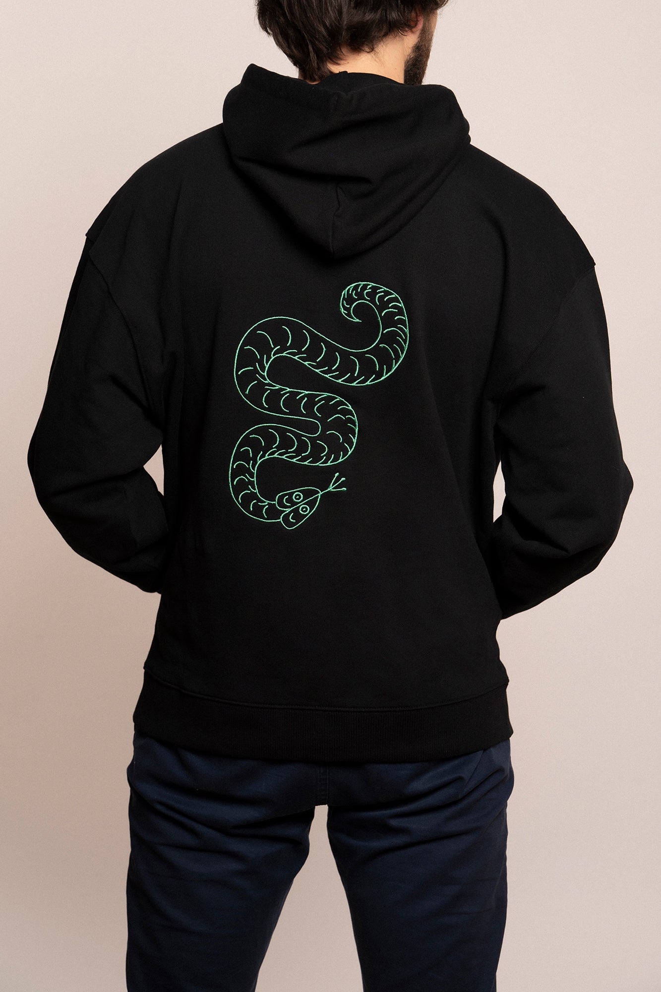 'SNAKE' men's hoodie black