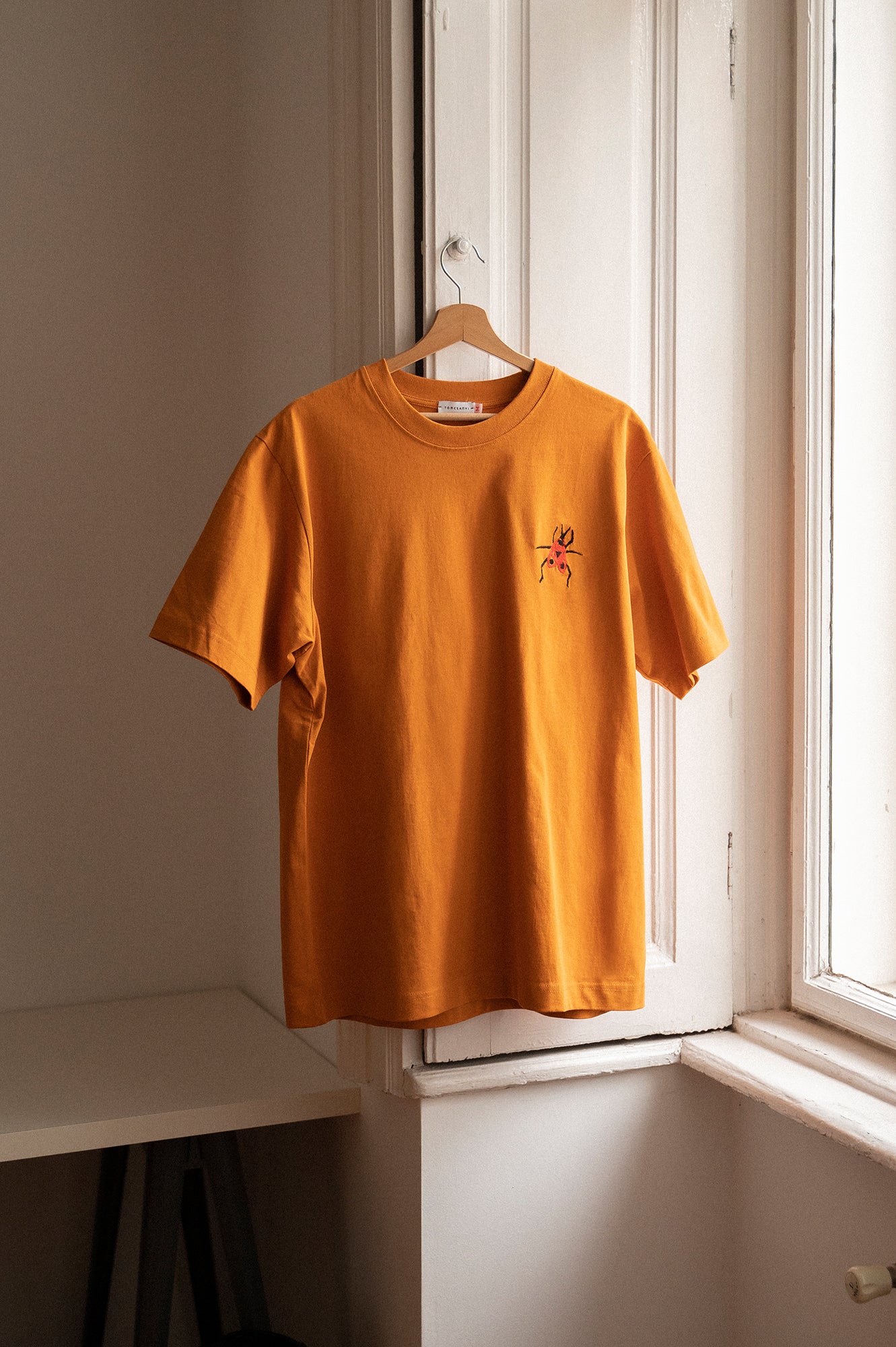 'FIREBUG' men's T-shirt mustard