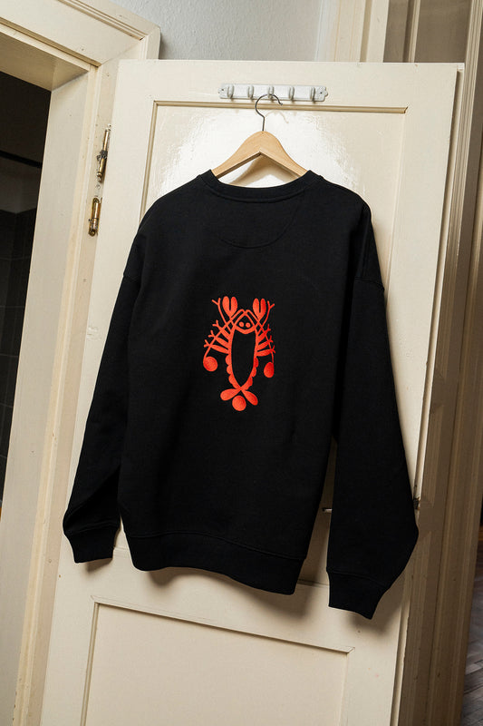 'LOBSTER' men's sweatshirt black