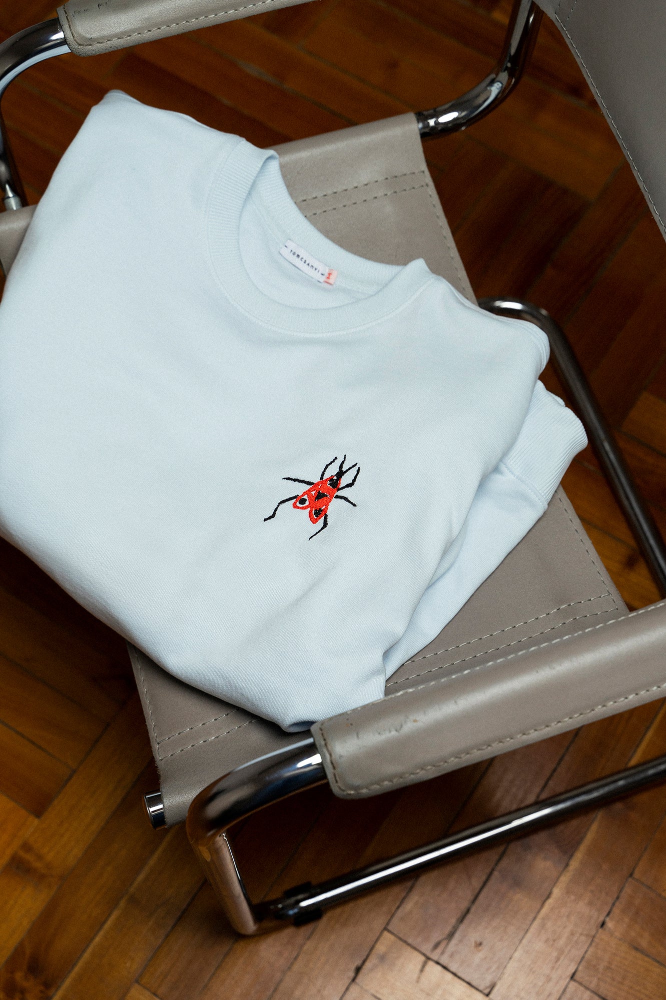 'FIREBUG' men's sweatshirt ice blue