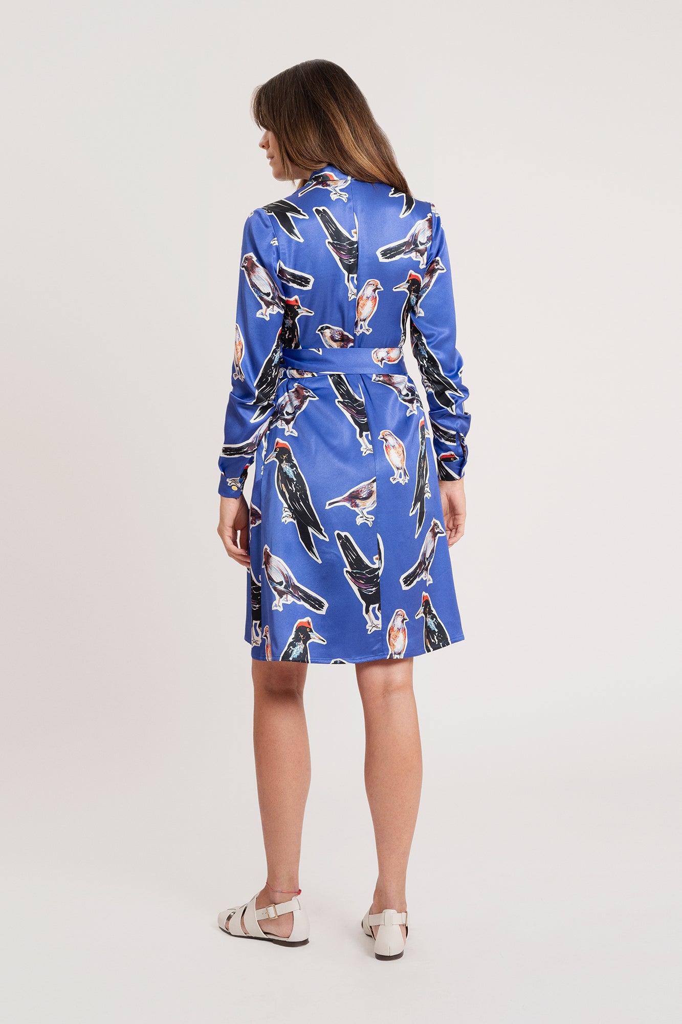 ROSÉ wrap dress 'Big birds'