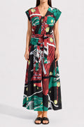 ELIA short sleeve jumpsuit 'Court Print'