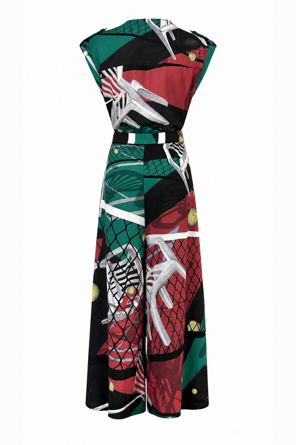 ELIA short sleeve jumpsuit 'Court Print'