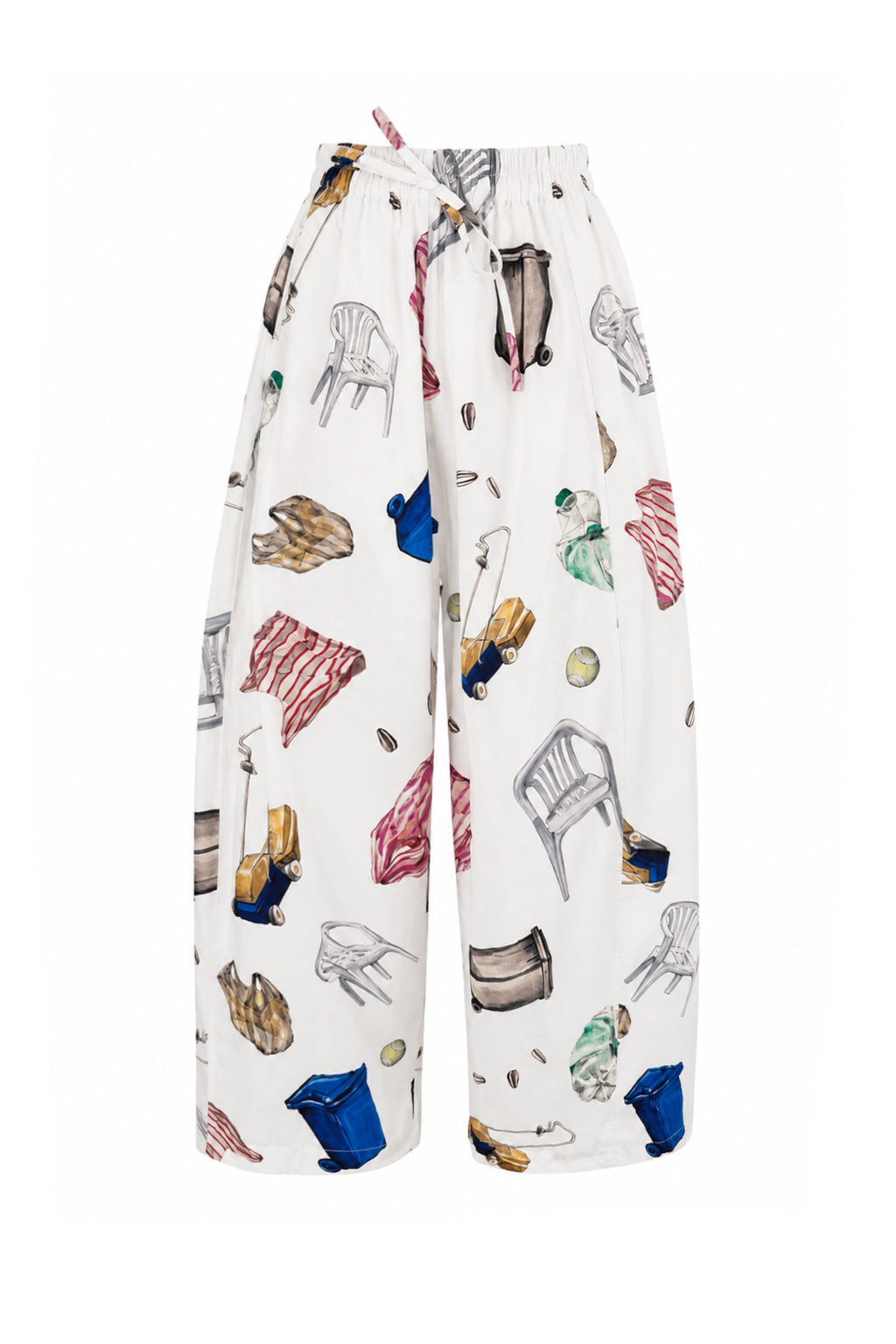 EVA barrel leg trousers 'Objects'