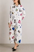 EVA barrel leg trousers 'Objects'