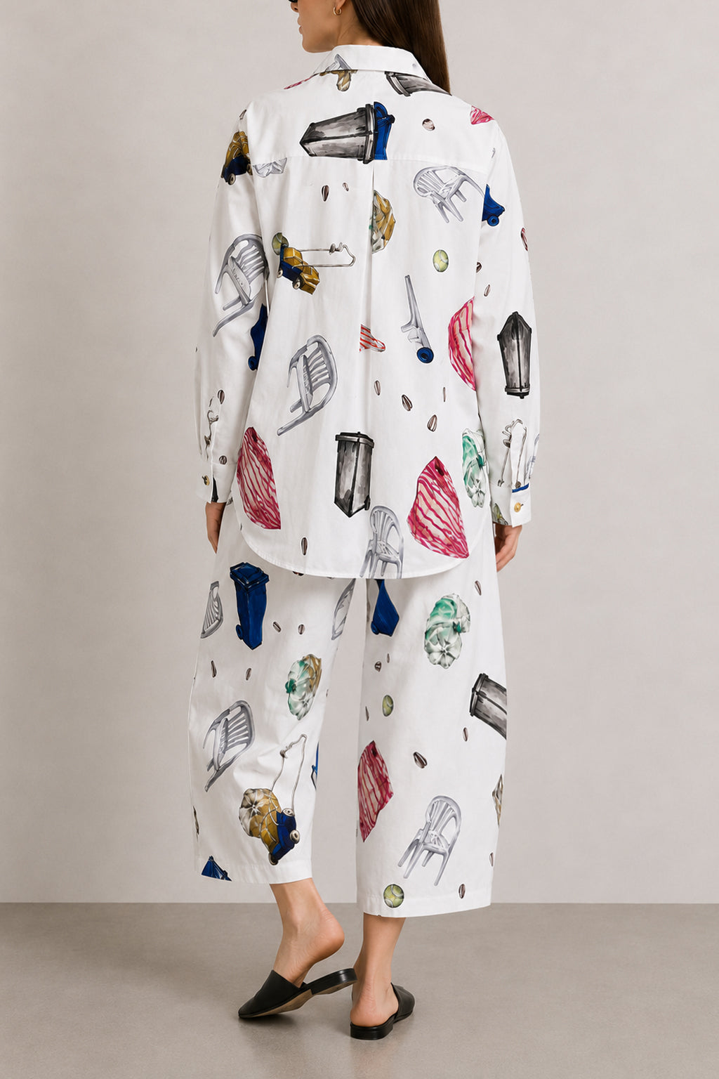 EVA barrel leg trousers 'Objects'