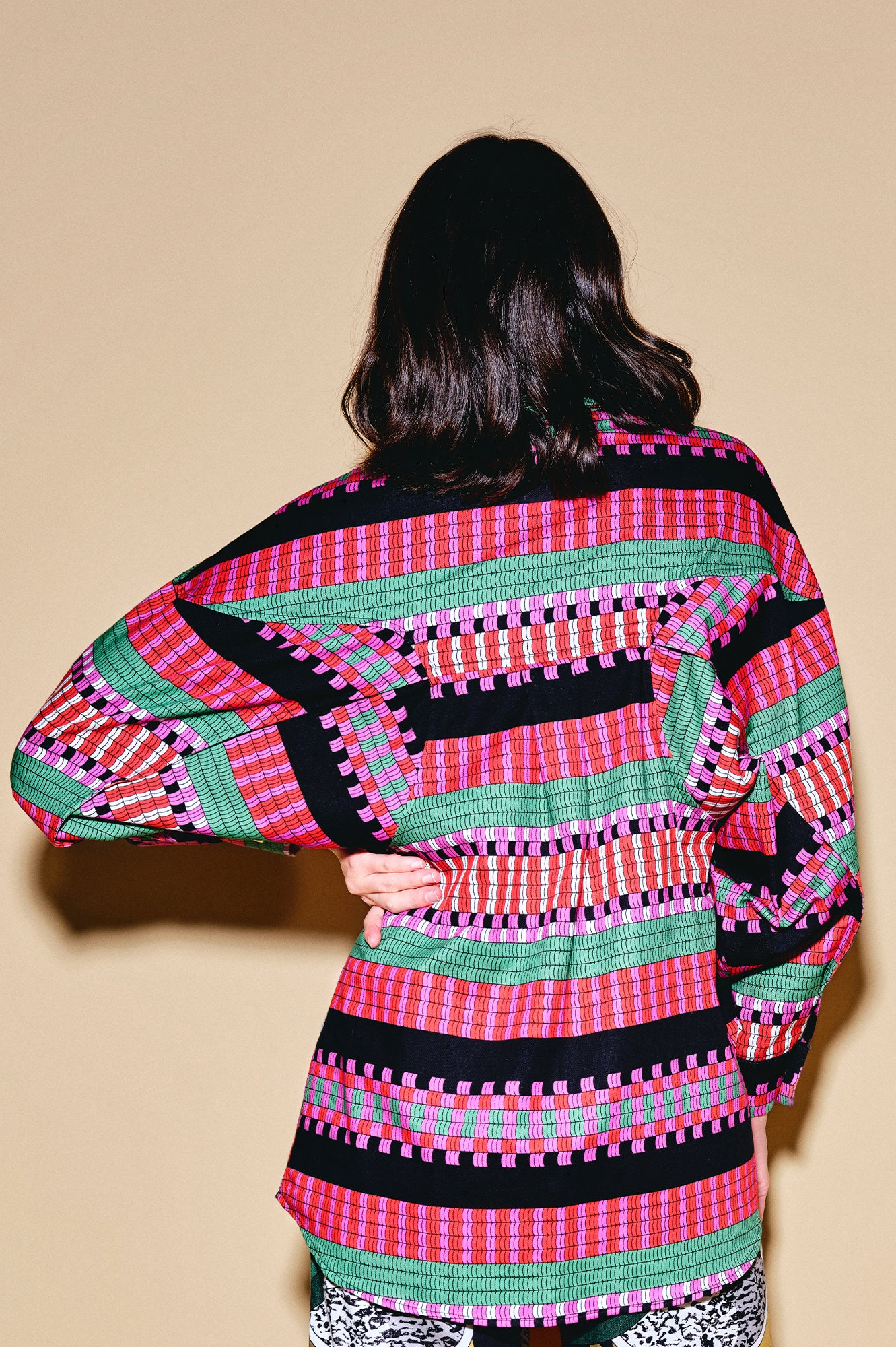 FAHEJ volume sleeve oversized shirt 'Demijohn'