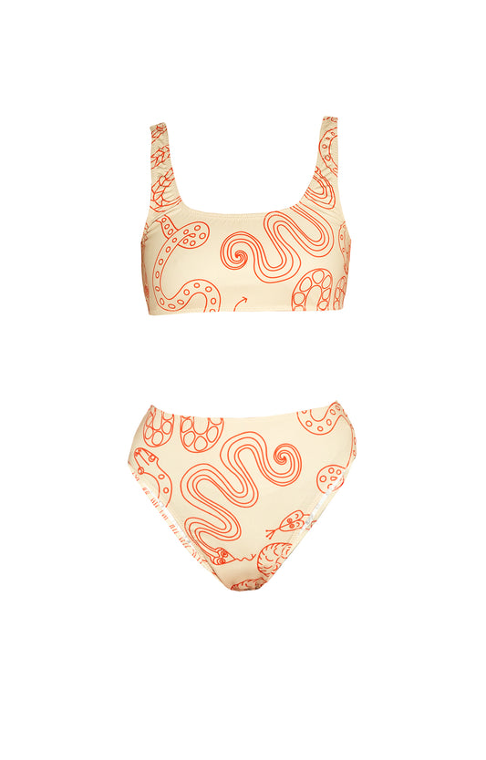 FALU two-piece swimsuit 'Snakes'