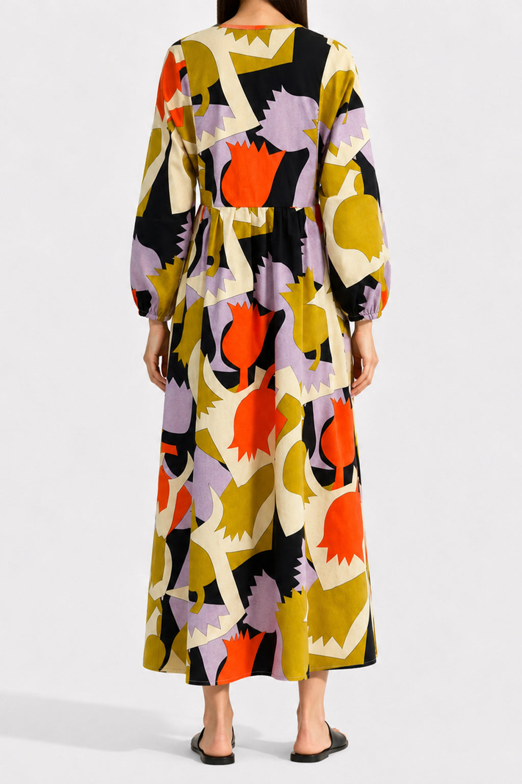 FUTRINKA rustic maxi dress 'Leaves'