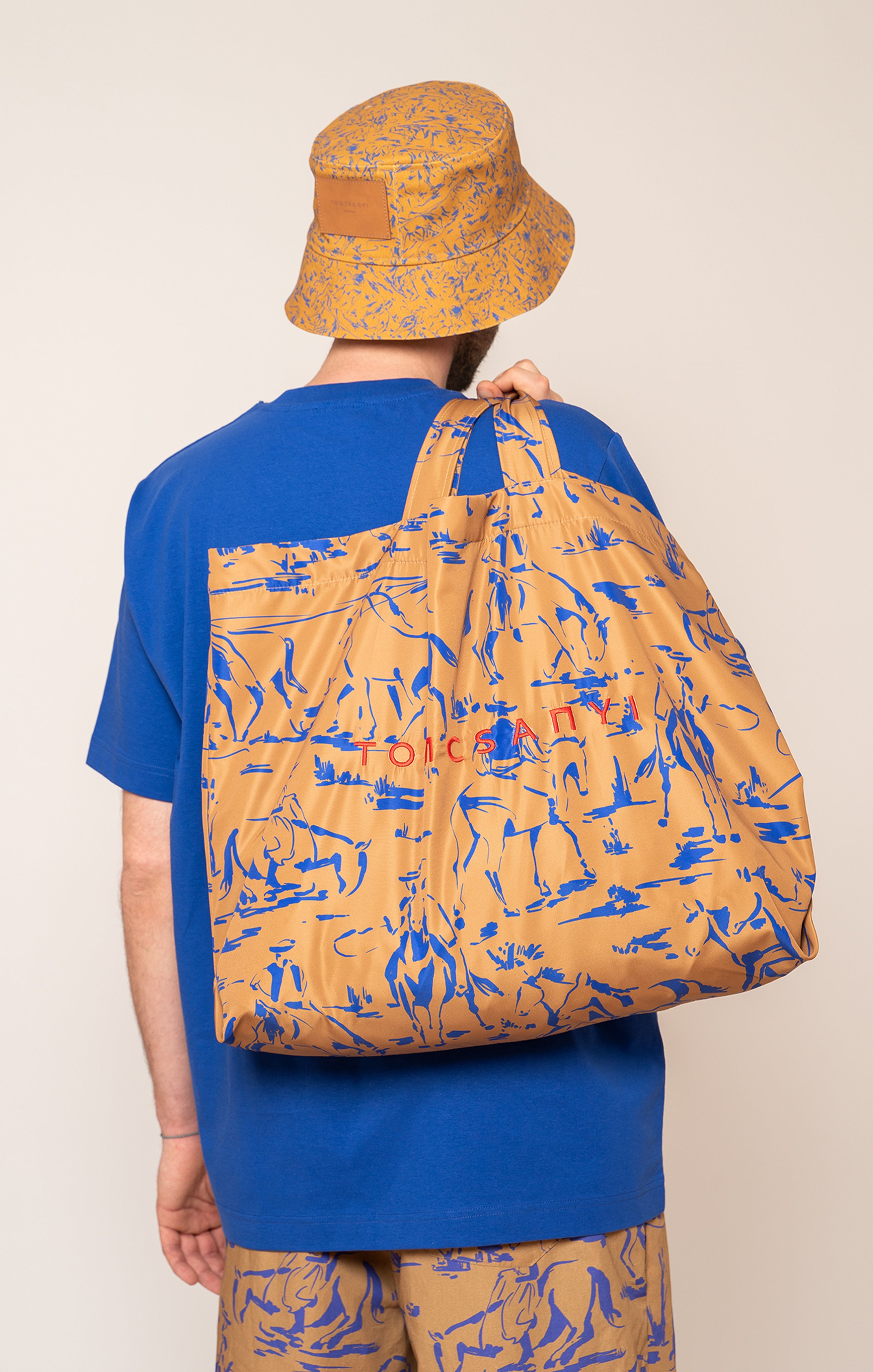 GUDAURI Tote Bag 'Horsemen Mustard'