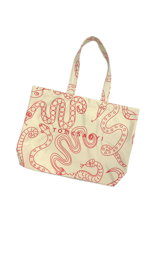 GUDAURI Tote Bag 'Snakes' Print
