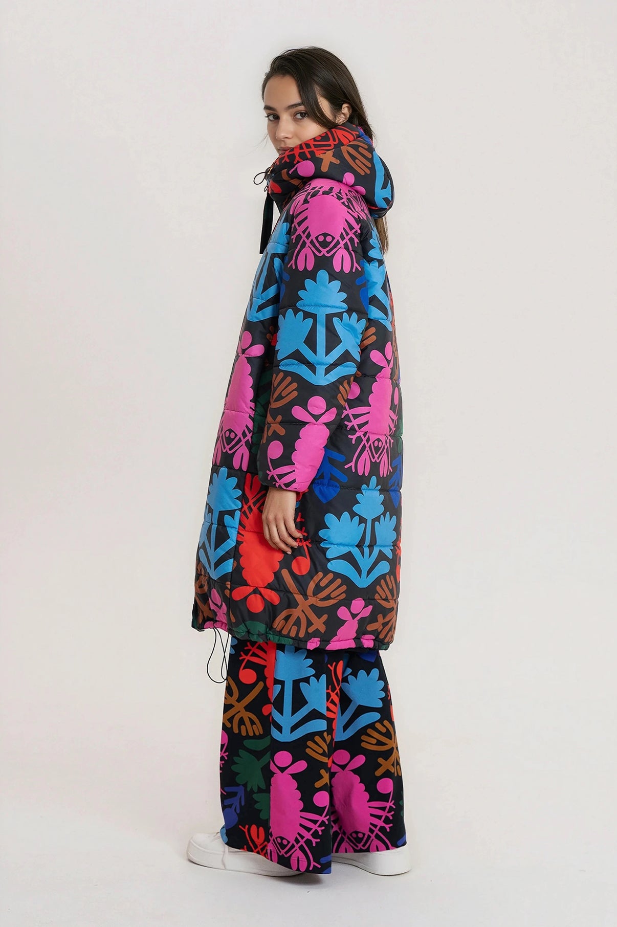 ILUS puffer coat 'Lobster'