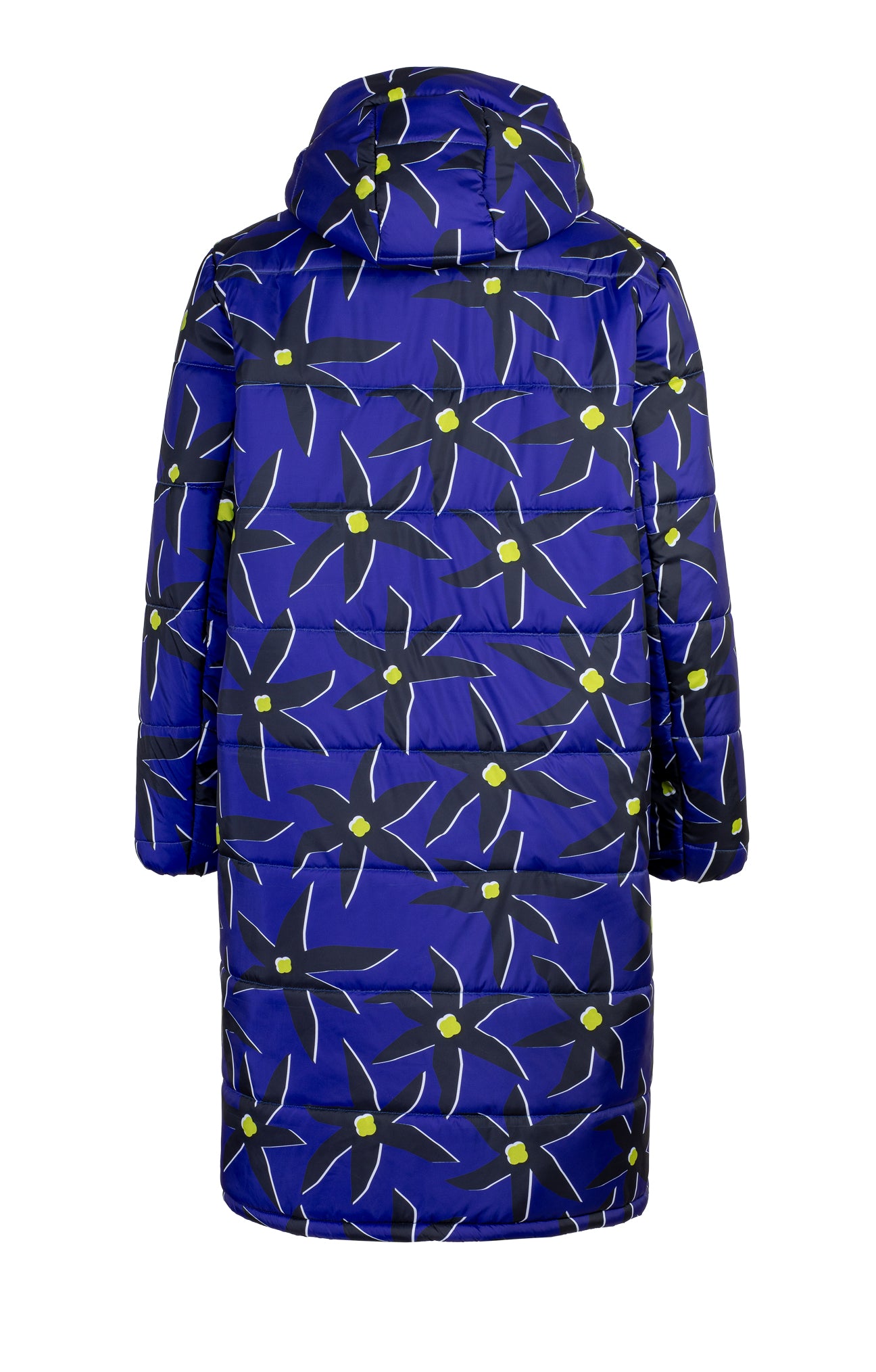 ILUS puffer coat 'starflower blue'
