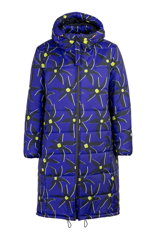 ILUS puffer coat 'starflower blue'