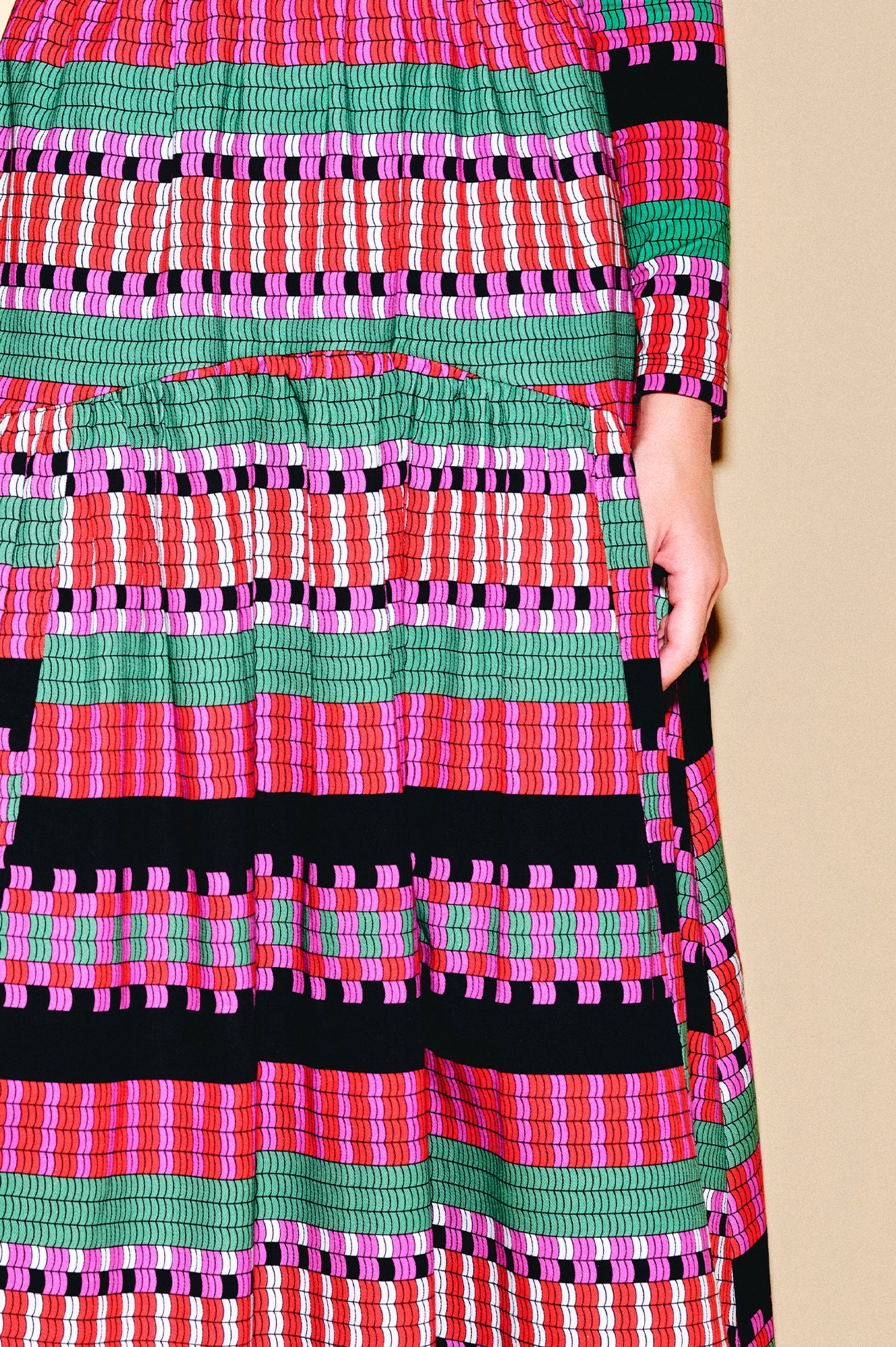 KACOR ruffled maxi skirt 'Demijohn'