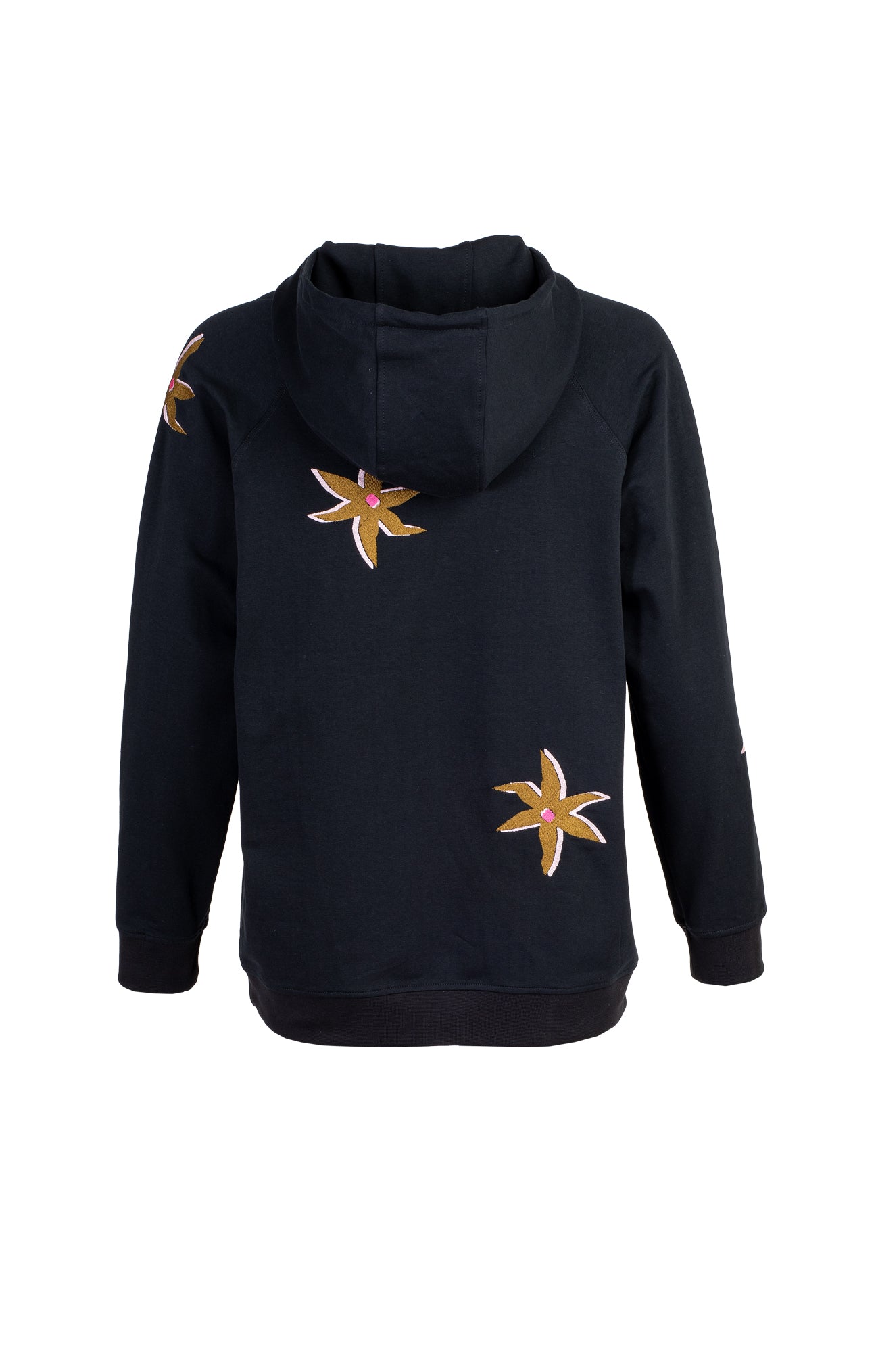 KEKES Embroidered Sweatshirt 'Starflower Black'
