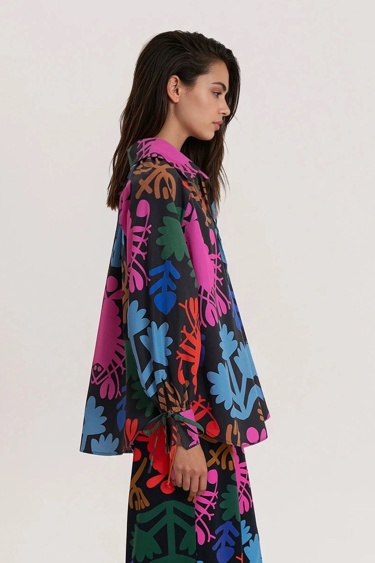 KOCA string detail blouse 'Lobster'