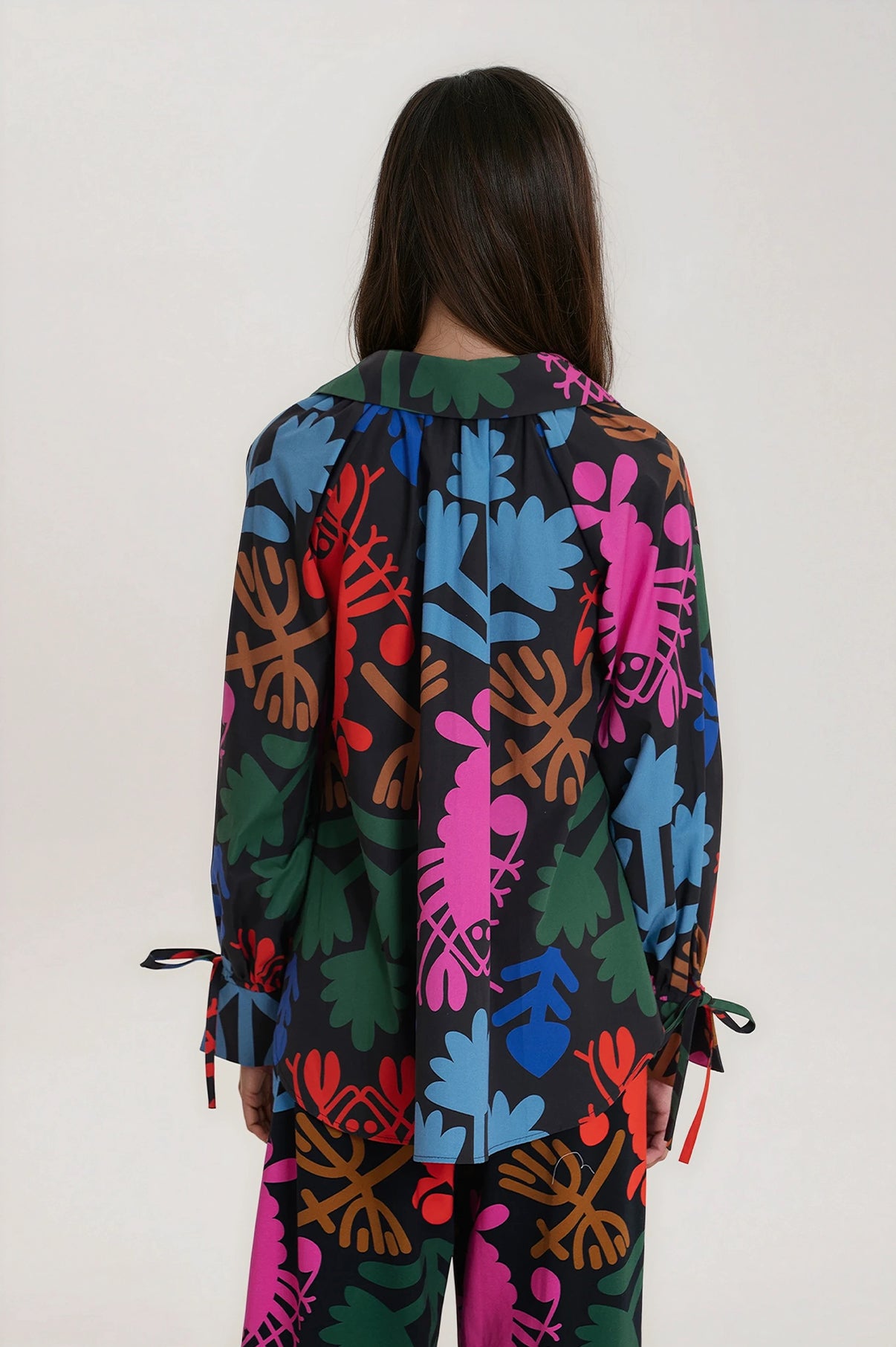 KOCA string detail blouse 'Lobster'