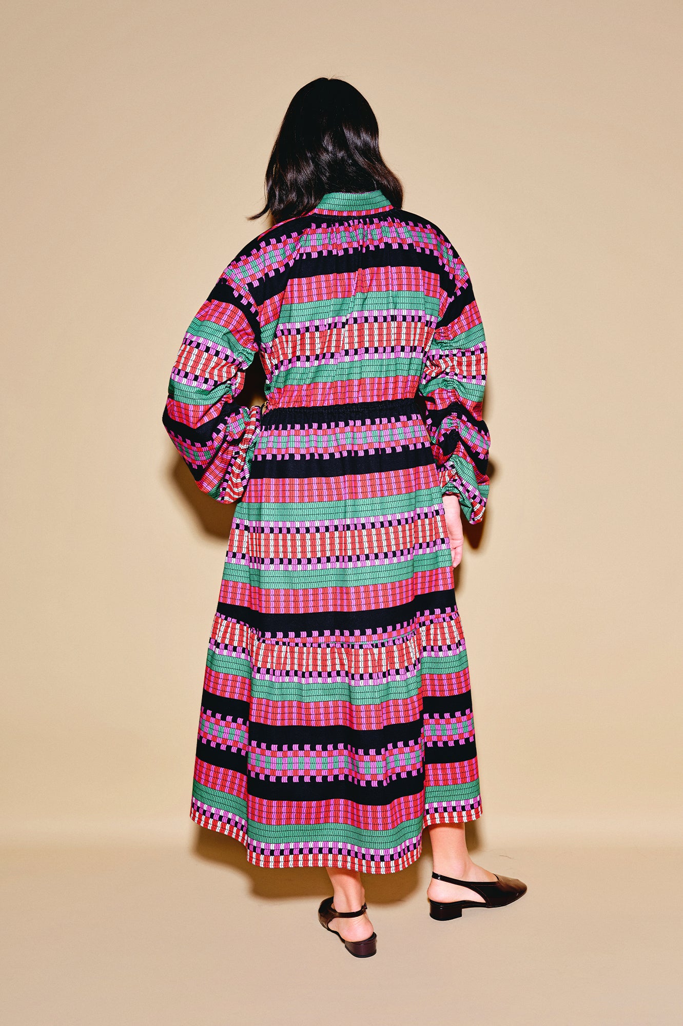 KONDER ruffled bomber dress 'Demijohn'