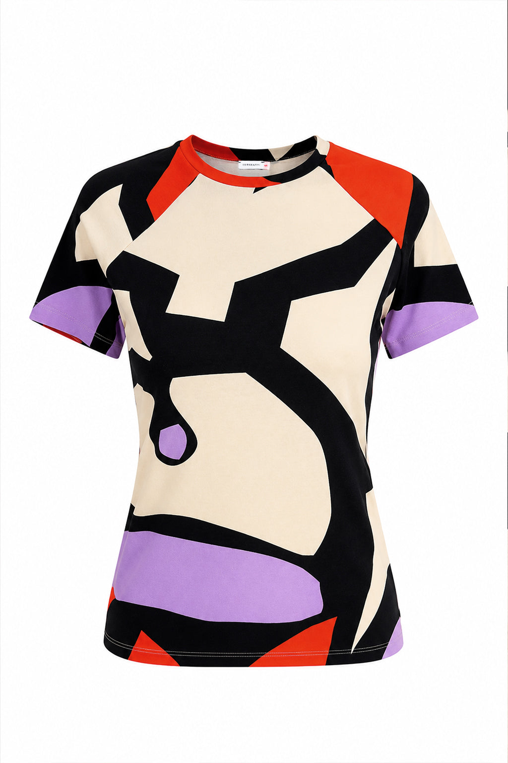 KONTRA raglan sleeve jersey top 'Pumpkin Purple'