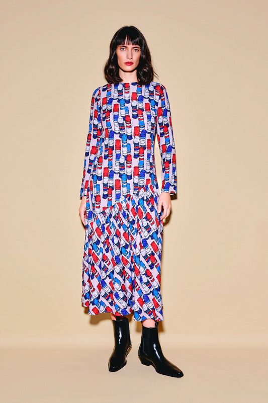 KUKTA asymmetric dress 'Buckets'